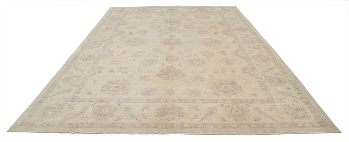 Afghan Serenity Rug 9' 0" x 12' 3" Hand-Knotted | No. AT12719