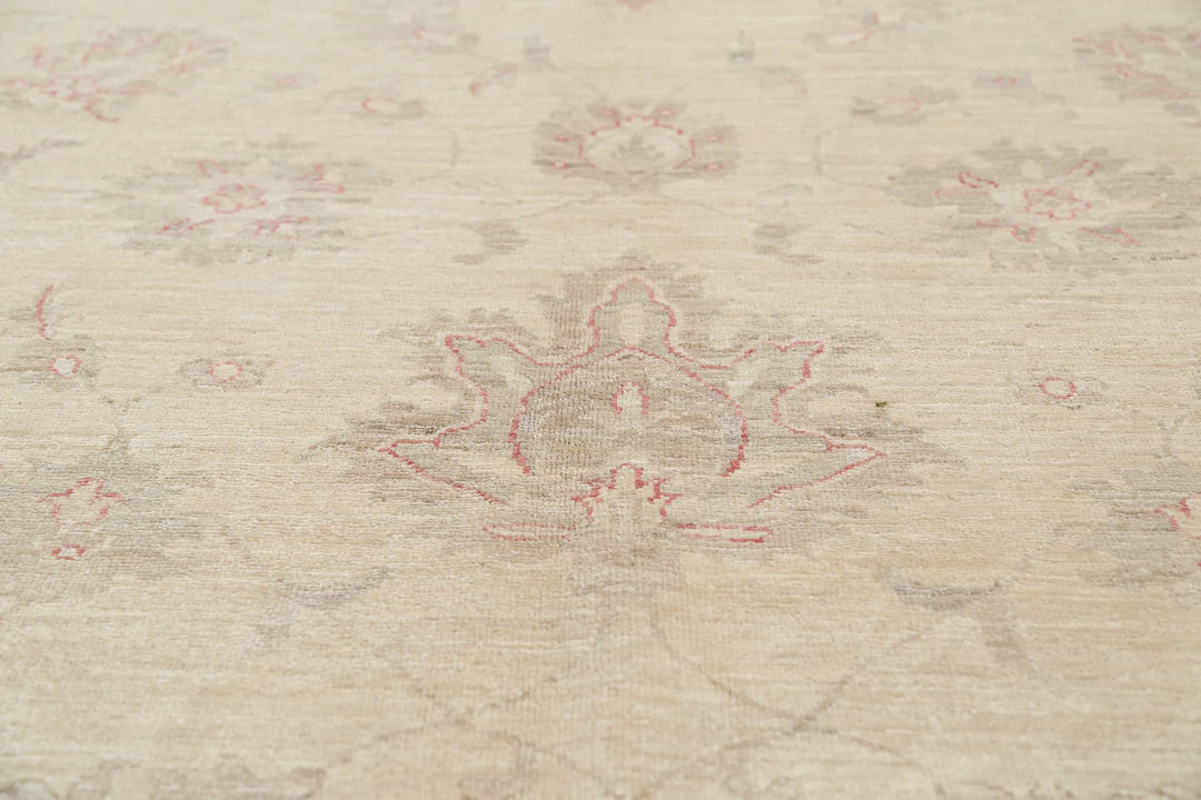 Afghan Serenity Rug 9' 0" x 12' 3" Hand-Knotted | No. AT12719
