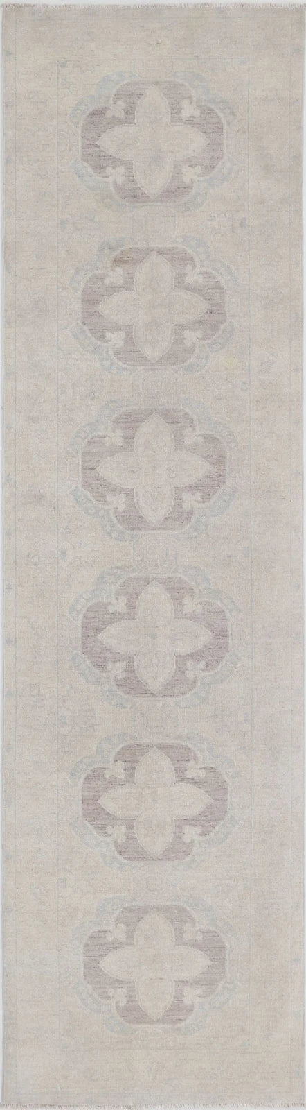 Afghan Serenity Runner Rug 2' 6" x 10' 0" Hand-Knotted | No. AT12764