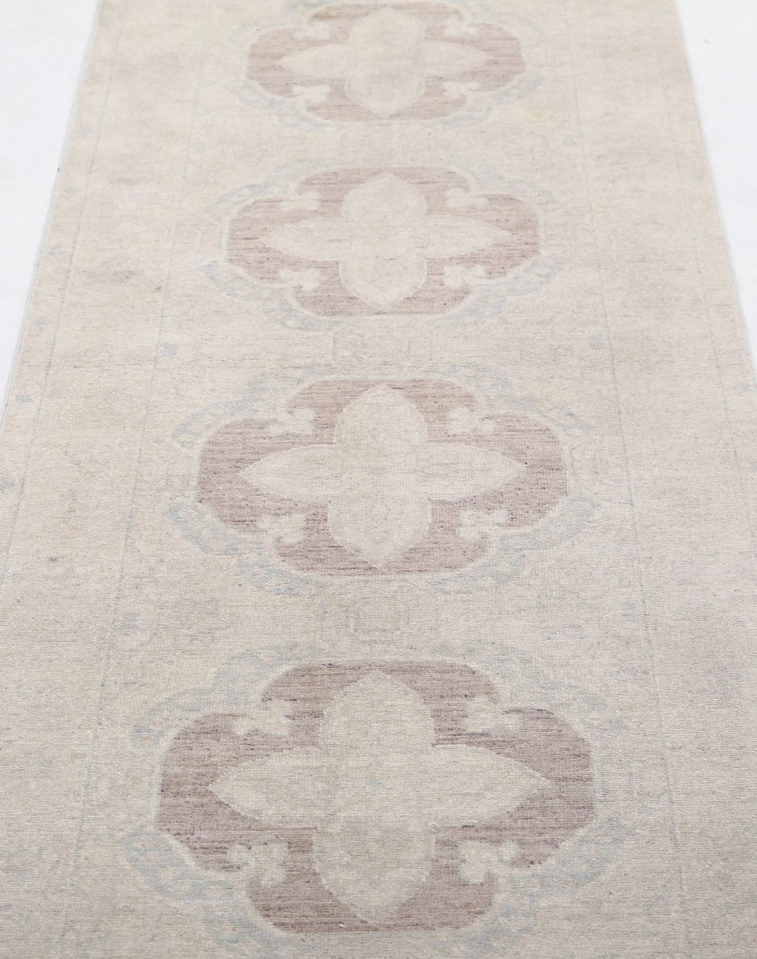 Afghan Serenity Runner Rug 2' 6" x 10' 0" Hand-Knotted | No. AT12764
