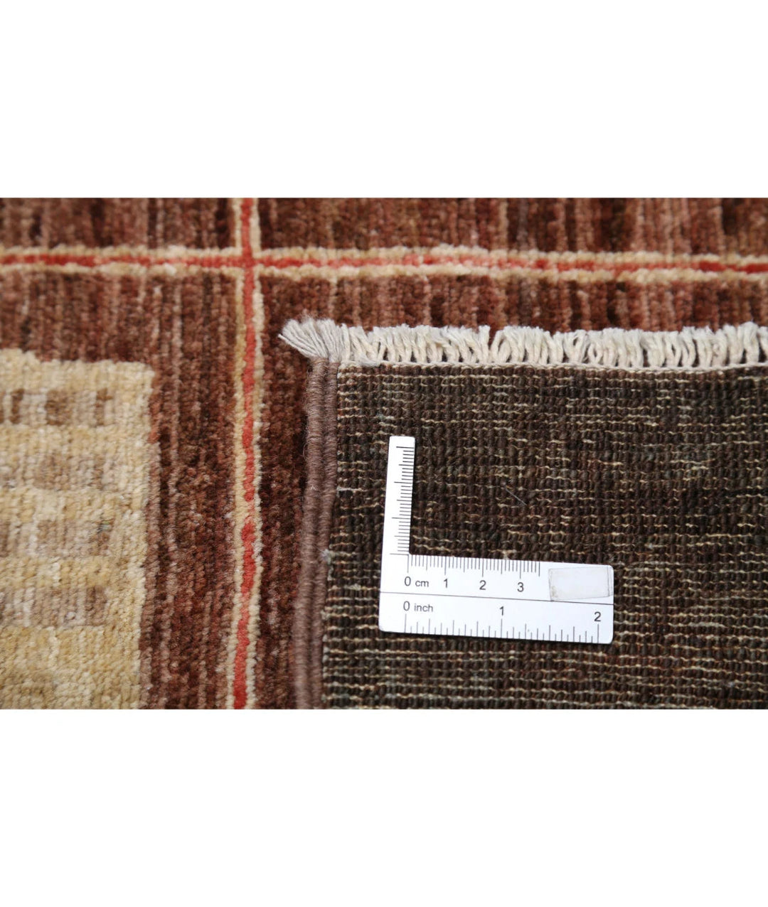 Afghan Modcar Rug 6' 5" x 8' 0" Hand-Knotted | No. AT12800
