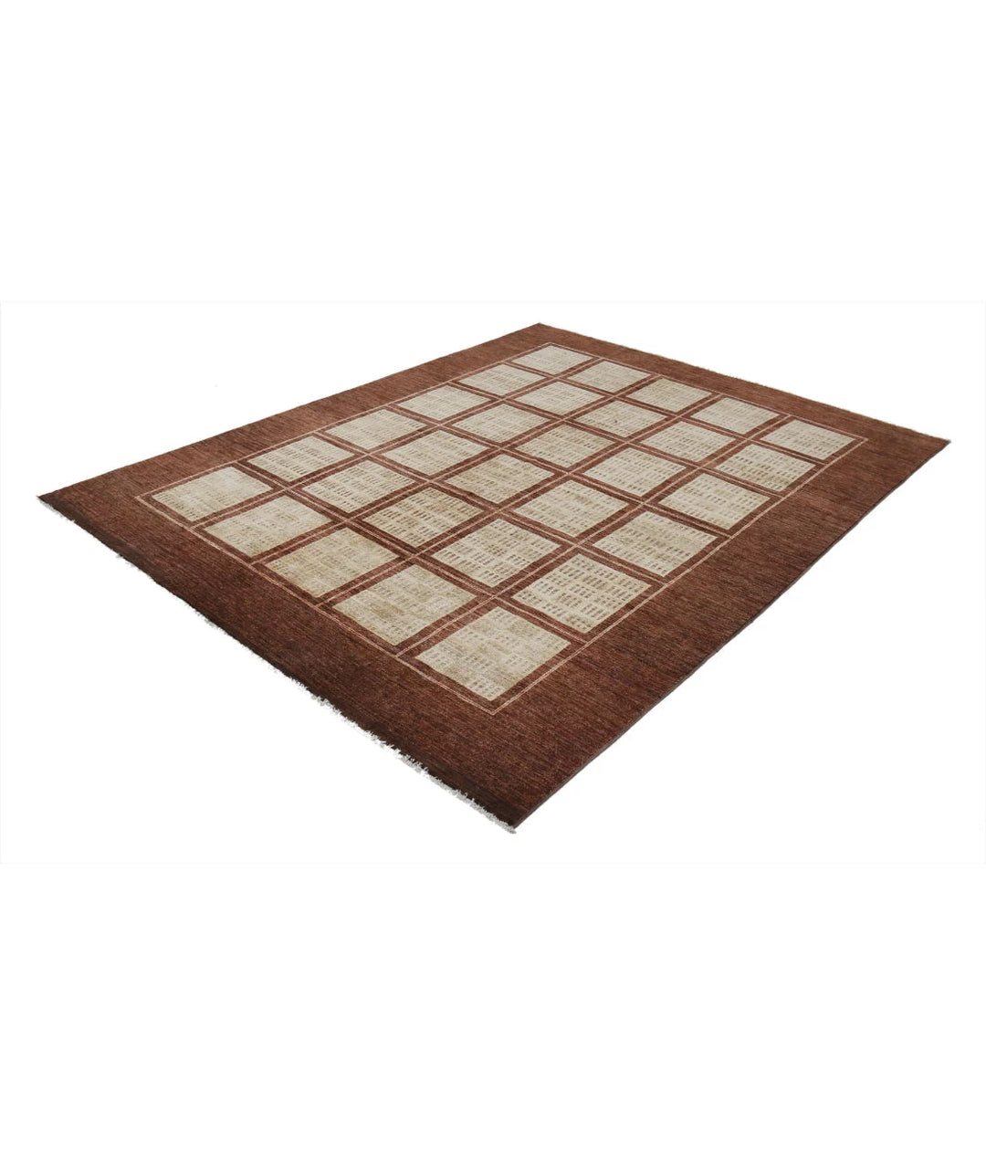 Afghan Modcar Rug 6' 5" x 8' 0" Hand-Knotted | No. AT12800