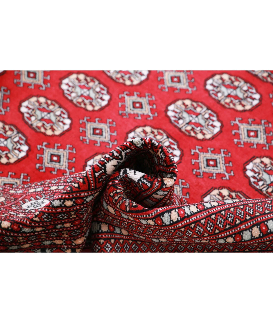 Pakistani Bokhara Rug 10' 2" x 13' 11" Hand-Knotted | No. AT12901