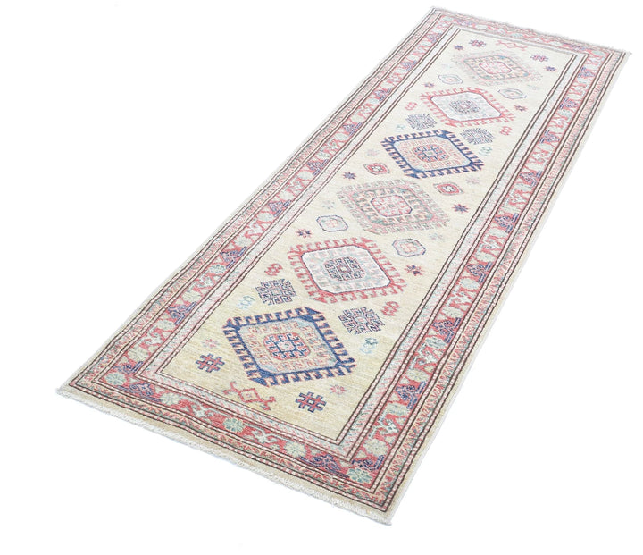 Afghan Royal Kazak Rug 2' 4" x 6' 10" Hand-Knotted | No. AT12926