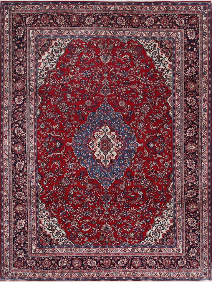 Persian Tabriz Rug 8' 8" x 11' 8" Hand-Knotted | No. AT13012