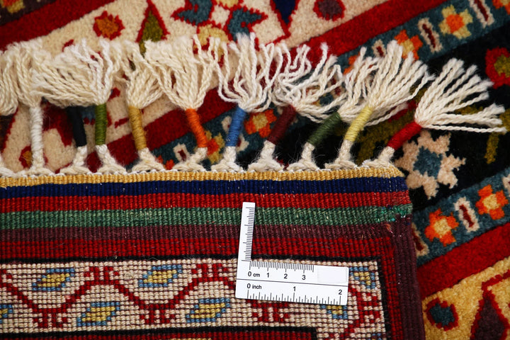 Afghan Shaal Rug 4' 3" x 6' 4" Hand-Knotted | No. AT13098