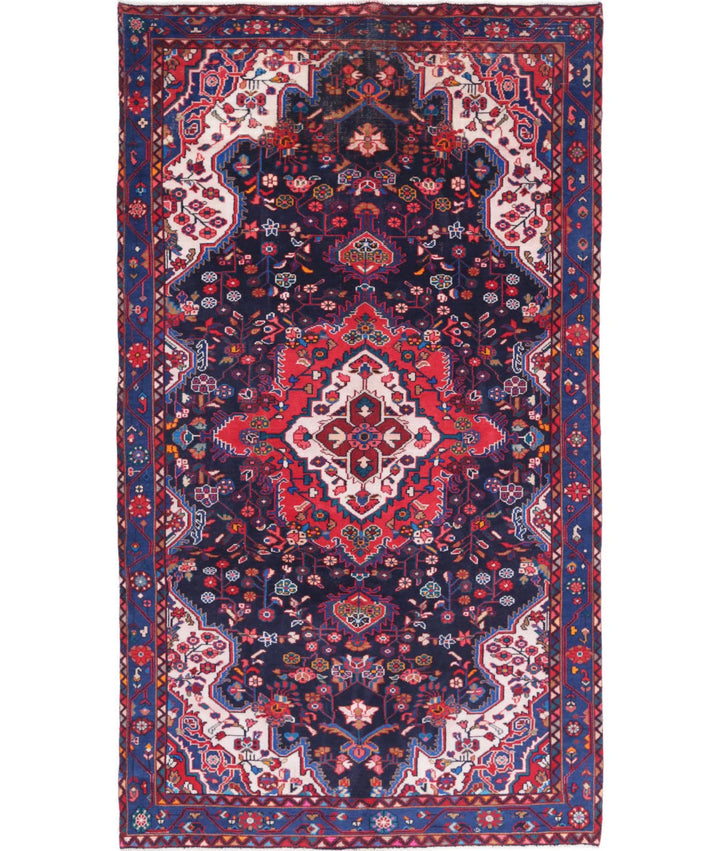 Persian Hamadan Rug 5' 5" x 9' 10" Hand-Knotted | No. AT13213