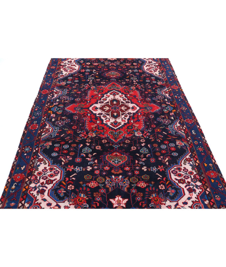 Persian Hamadan Rug 5' 5" x 9' 10" Hand-Knotted | No. AT13213