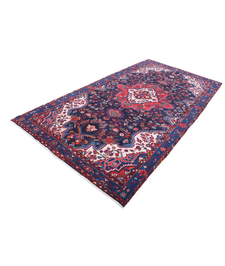 Persian Hamadan Rug 5' 5" x 9' 10" Hand-Knotted | No. AT13213