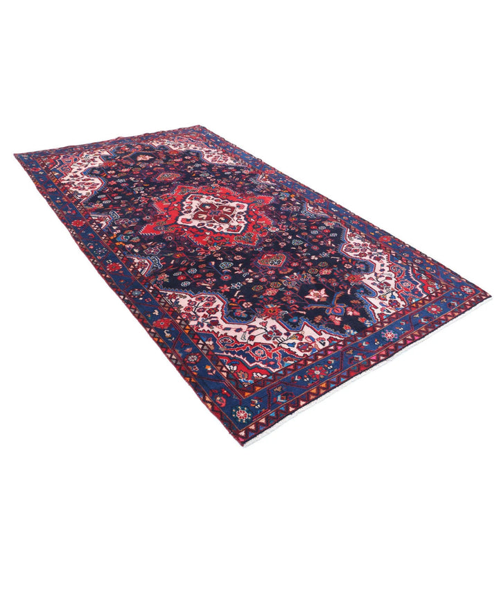 Persian Hamadan Rug 5' 5" x 9' 10" Hand-Knotted | No. AT13213