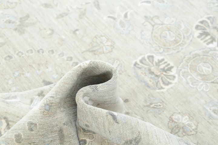 Afghan Tabriz Rug 7' 11" x 10' 0" Hand-Knotted | No. AT13333