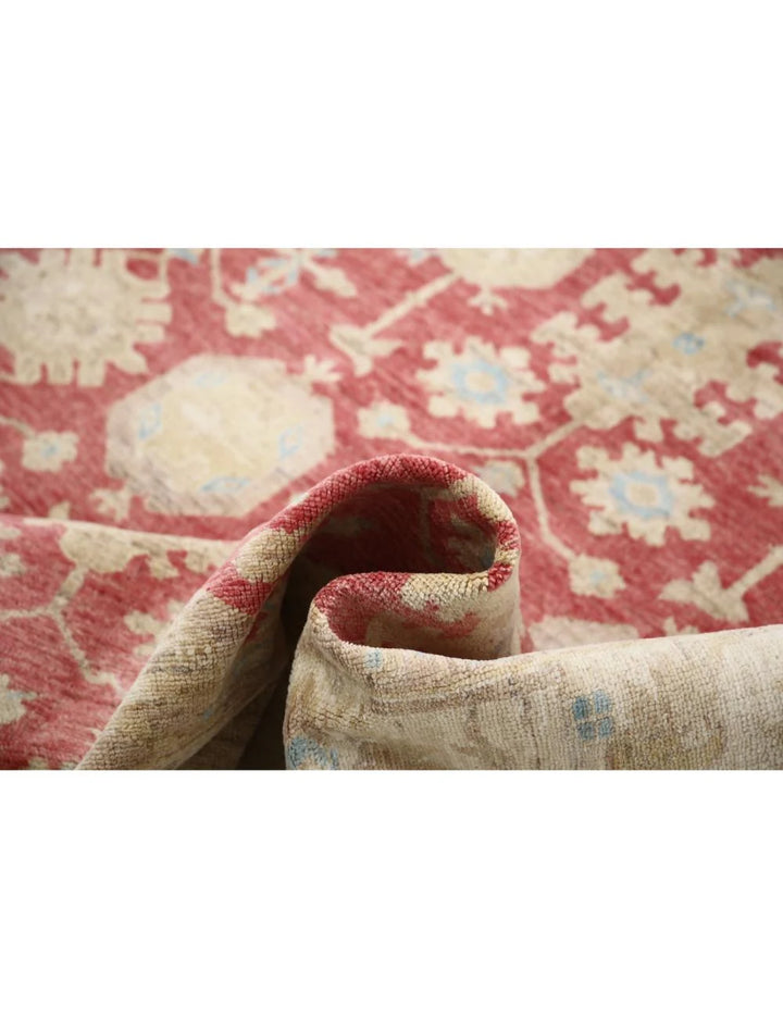 Afghan Serenity Rug 5' 6" x 8' 2" Hand-Knotted | No. AT13404