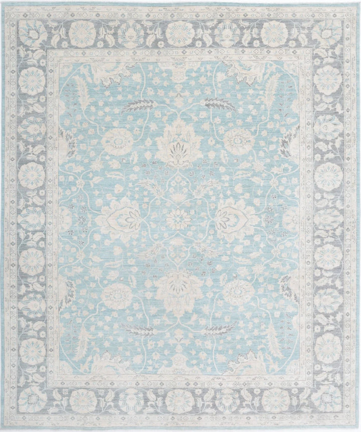 Afghan Serenity Rug 7' 11" x 9' 7" Hand-Knotted | No. AT13405