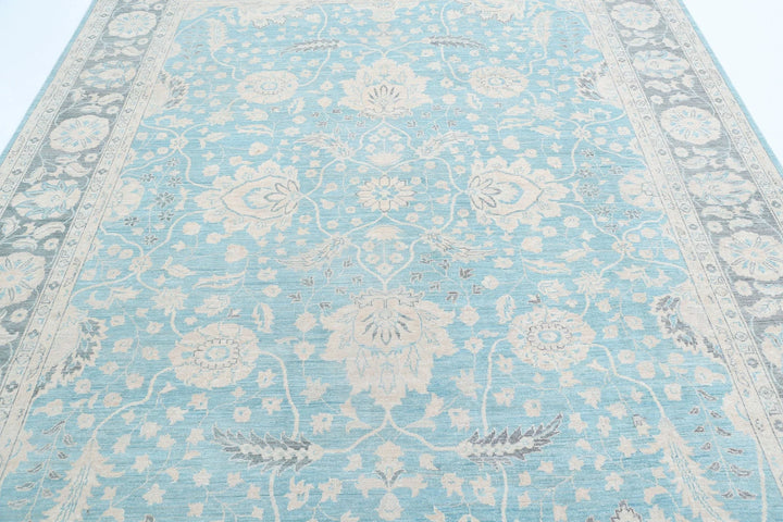Afghan Serenity Rug 7' 11" x 9' 7" Hand-Knotted | No. AT13405