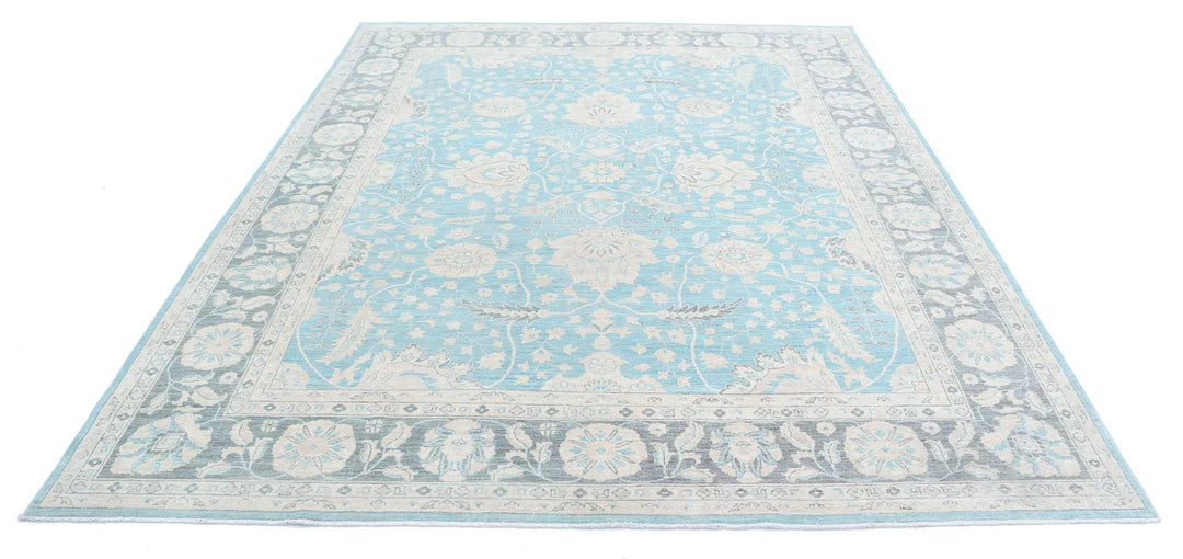 Afghan Serenity Rug 7' 11" x 9' 7" Hand-Knotted | No. AT13405