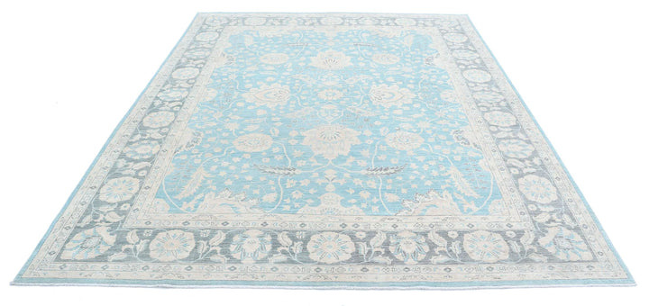Afghan Serenity Rug 7' 11" x 9' 7" Hand-Knotted | No. AT13405