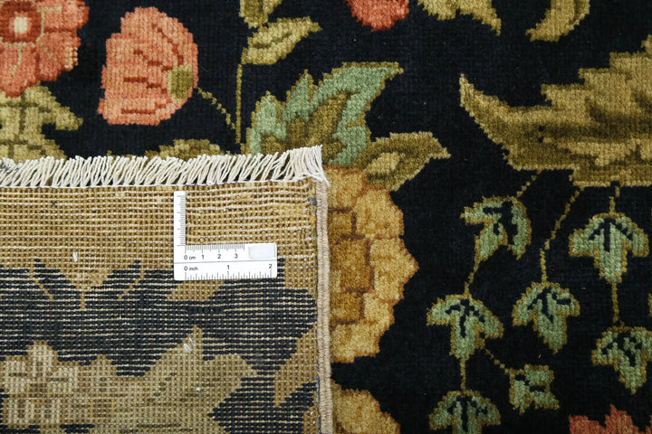 Blue Indian Ziegler Rug 8' 9" x 11' 10" Hand-Knotted | No. AT13412