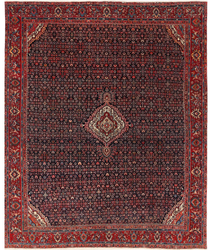 Persian Bijar Rug 10' 0" x 12' 4" Hand-Knotted | No. AT13555
