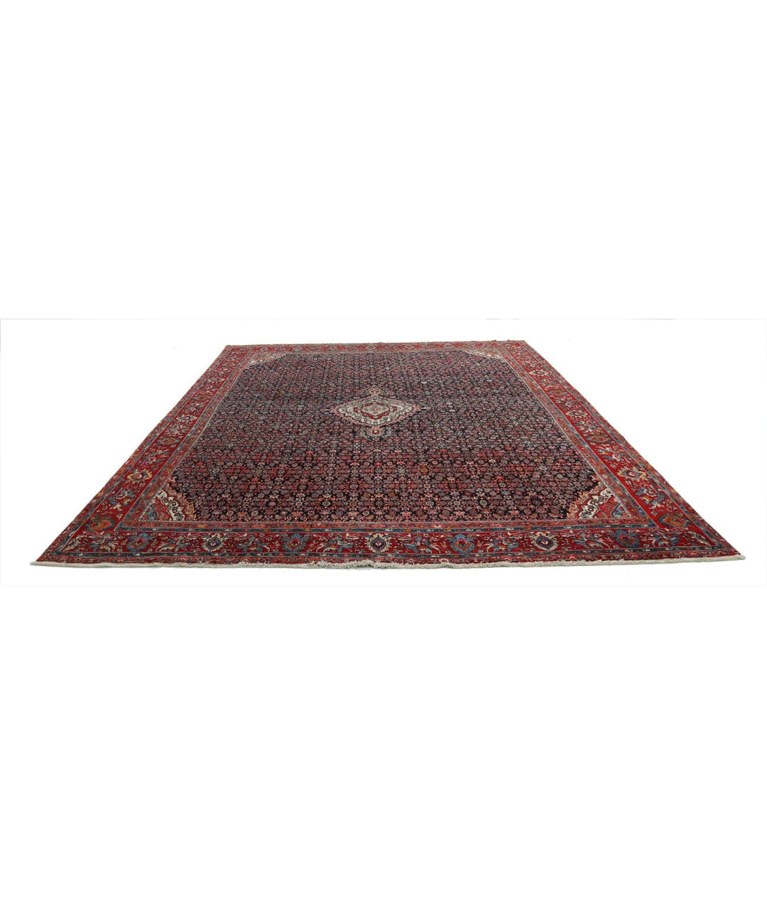 Persian Bijar Rug 10' 0" x 12' 4" Hand-Knotted | No. AT13555