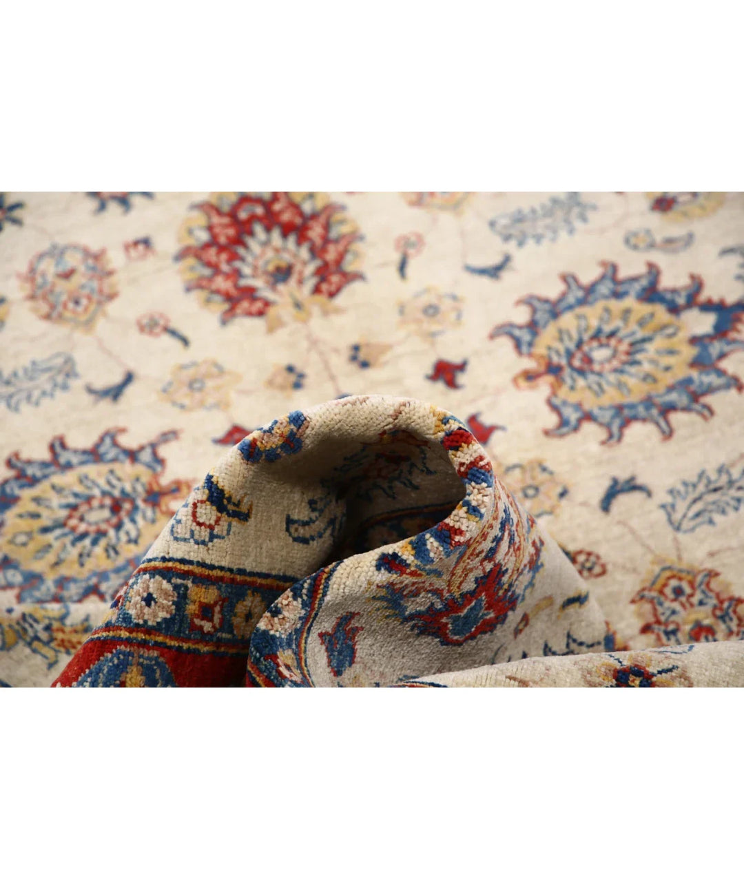 Hand Knotted Ziegler Farhan Wool Rug 5' 5" x 7' 11" - No. AT13653
