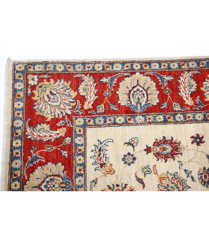 Hand Knotted Ziegler Farhan Wool Rug 5' 5" x 7' 11" - No. AT13653