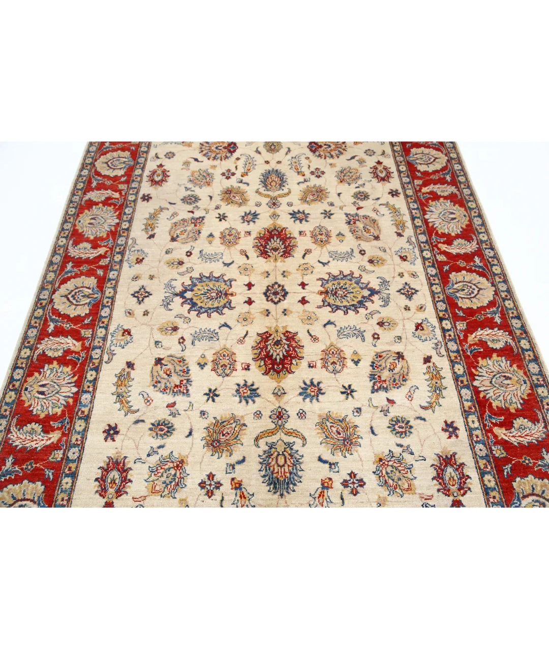 Hand Knotted Ziegler Farhan Wool Rug 5' 5" x 7' 11" - No. AT13653