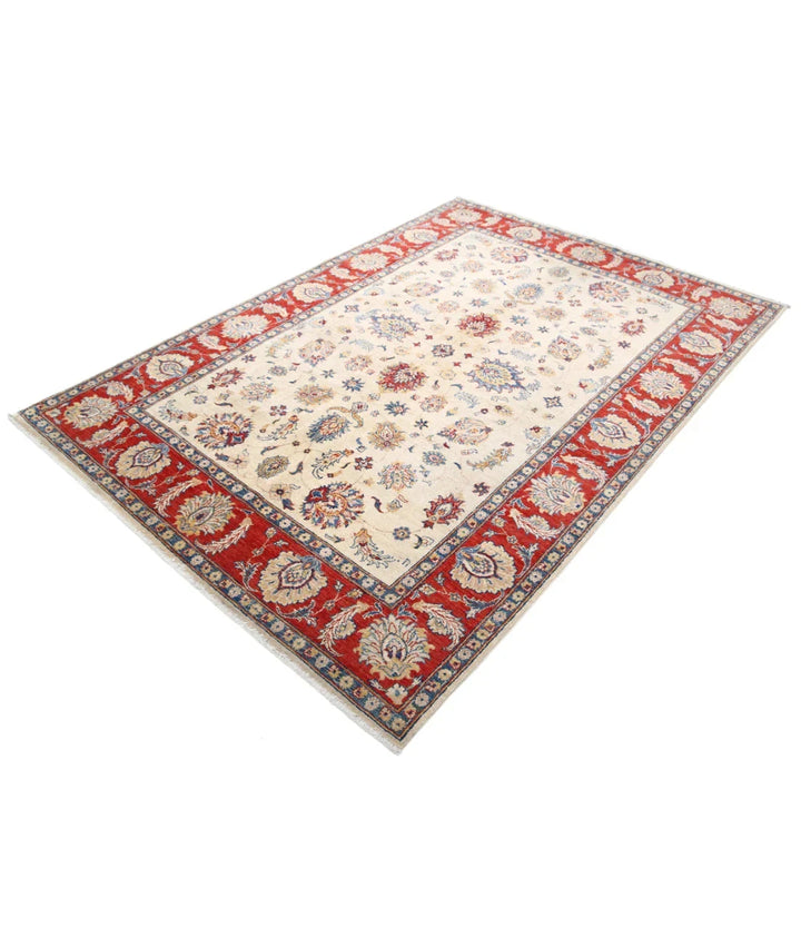 Hand Knotted Ziegler Farhan Wool Rug 5' 5" x 7' 11" - No. AT13653