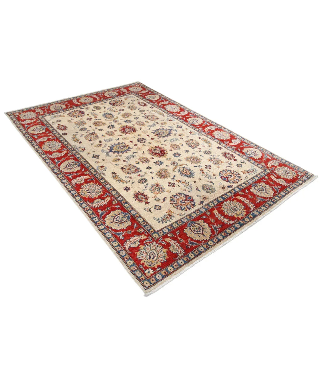 Hand Knotted Ziegler Farhan Wool Rug 5' 5" x 7' 11" - No. AT13653