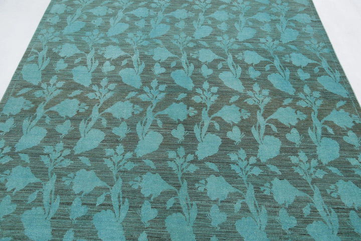 Afghan Overdye Rug 6' 1" x 8' 4" Hand-Knotted | No. AT13654