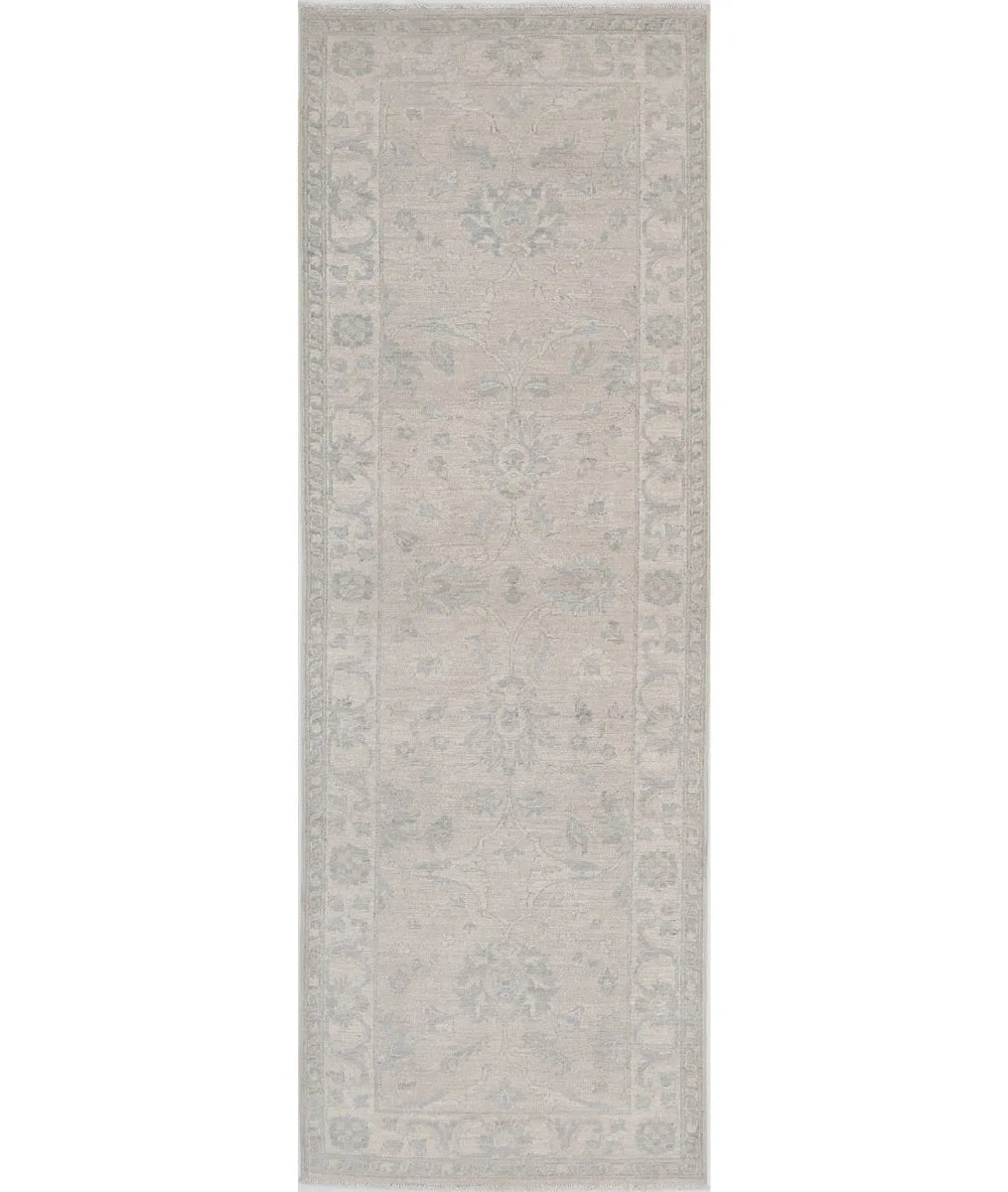 Brown Afghan Serenity Rug 2' 6" x 8' 2" Hand-Knotted | No. AT13734