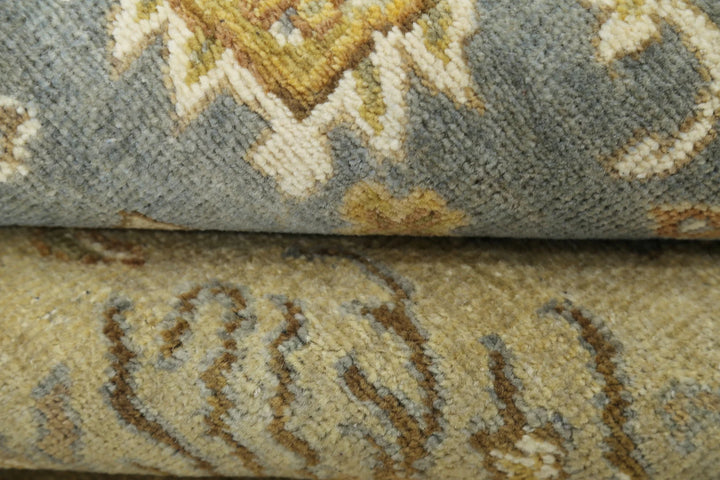 Indian Ziegler Rug 7' 8" x 9' 8" Hand-Knotted | No. AT13774