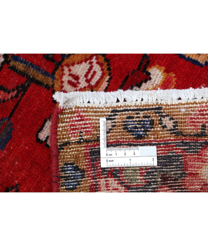 Persian Hamadan Rug 4' 9" x 7' 8" Hand-Knotted | No. AT14111