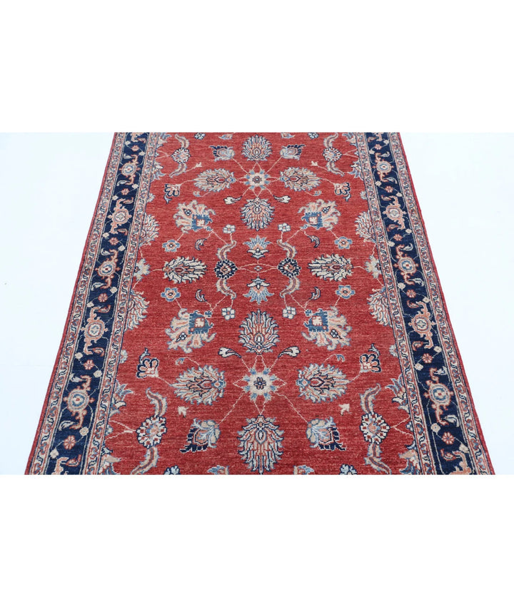 Afghan Ziegler Farhan Rug 3' 9" x 6' 0" Hand-Knotted | No. AT14145