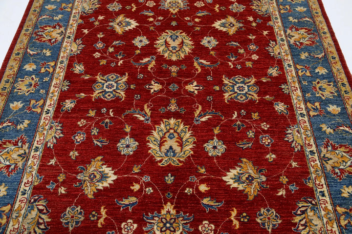 Afghan Ziegler Farhan Rug 5' 9" x 8' 4" Hand-Knotted | No. AT14152