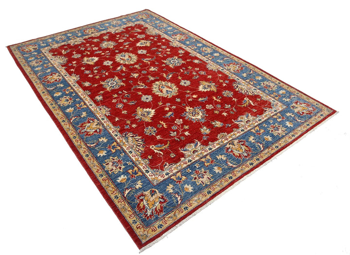 Afghan Ziegler Farhan Rug 5' 9" x 8' 4" Hand-Knotted | No. AT14152