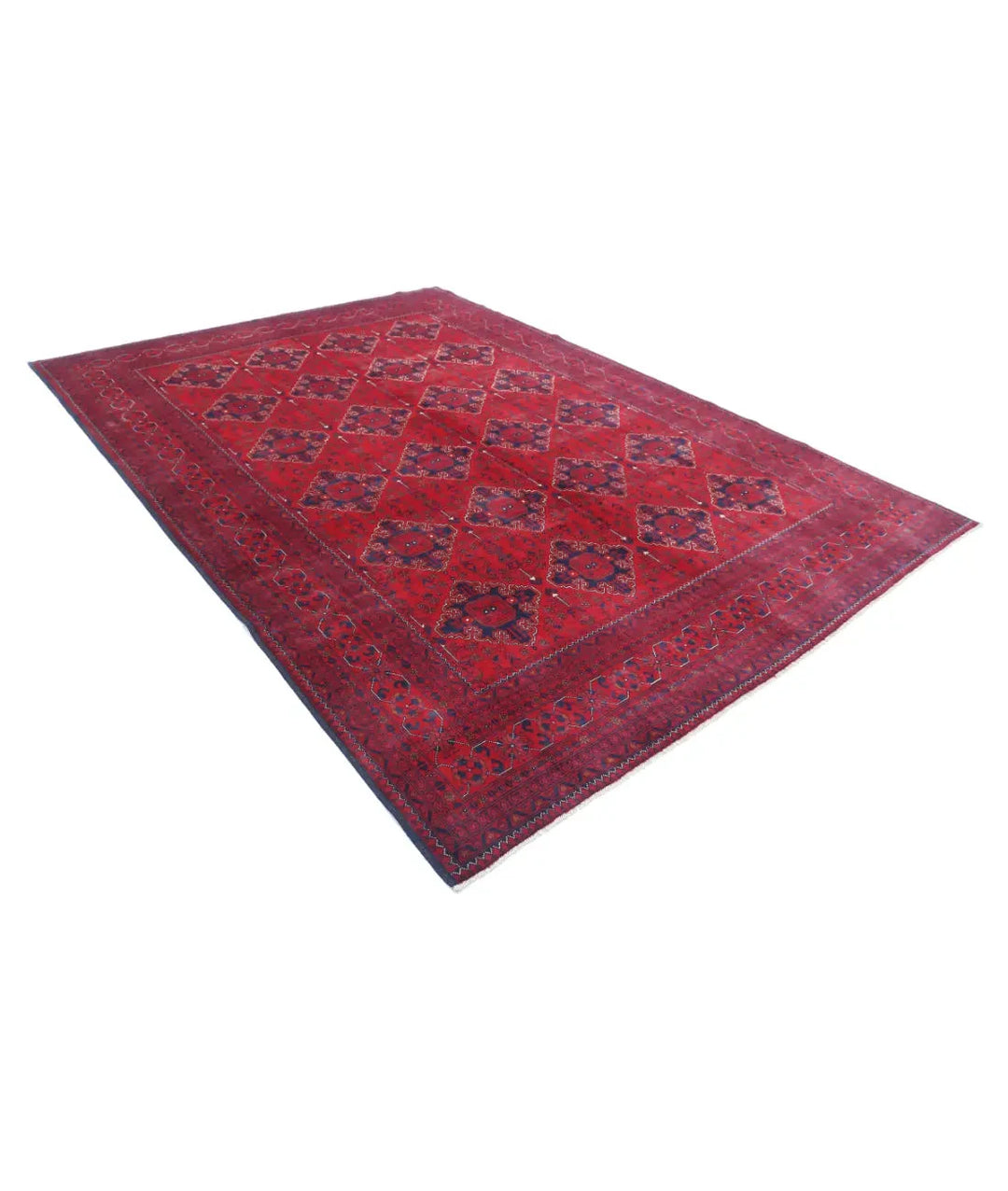 Afghan Khamyab Rug 8' 0" x 11' 3" Hand-Knotted | No. AT14179