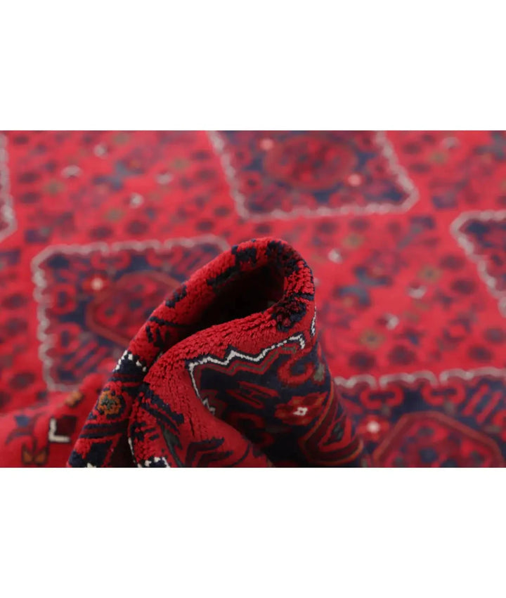 Afghan Khamyab Rug 9' 9" x 13' 3" Hand-Knotted | No. AT14297
