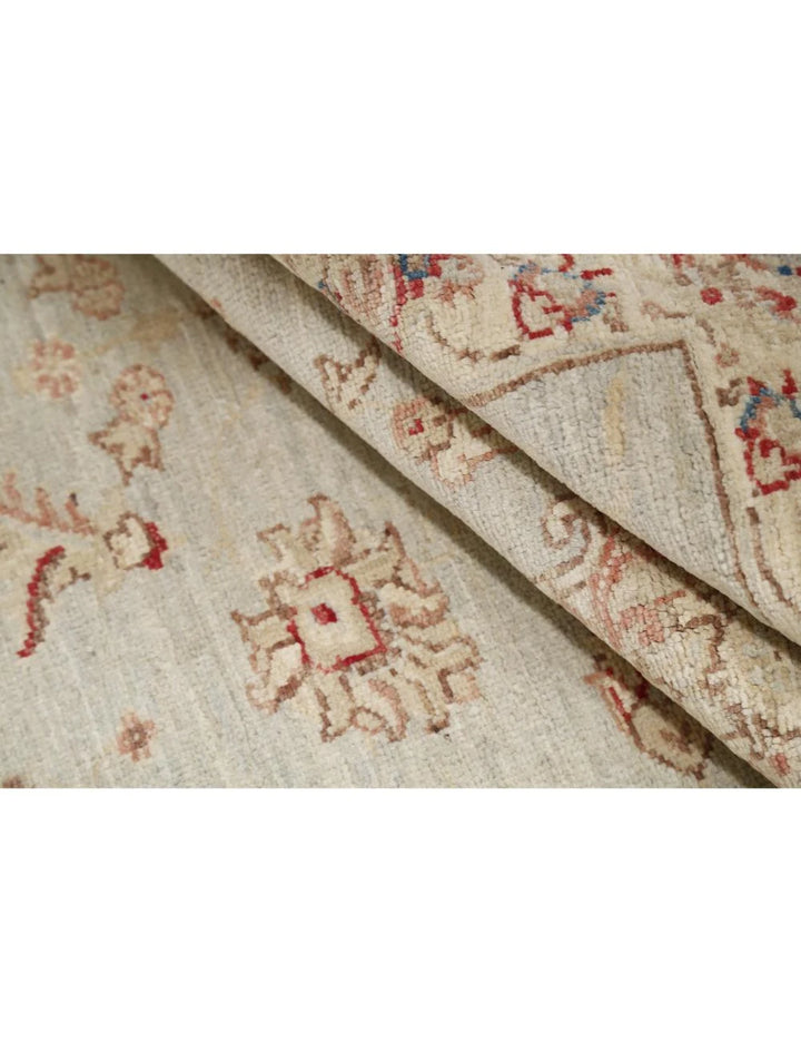 Afghan Ziegler Rug 3' 0" x 4' 3" Hand-Knotted | No. AT14382