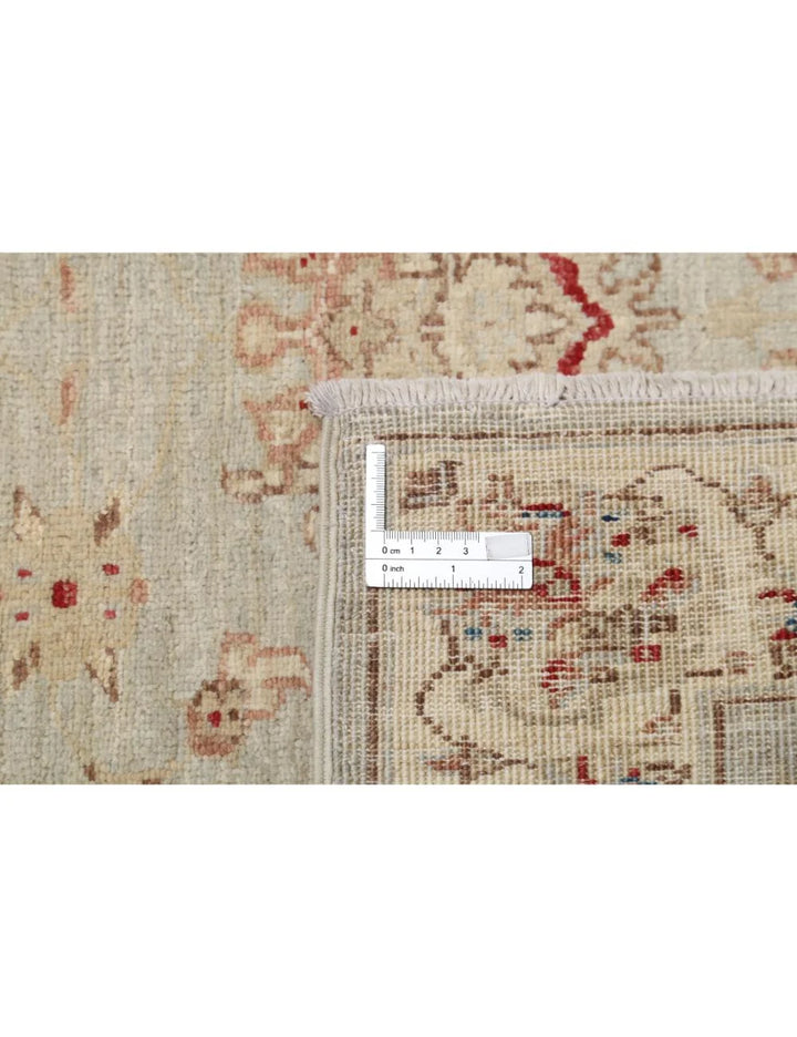 Afghan Ziegler Rug 3' 0" x 4' 3" Hand-Knotted | No. AT14382