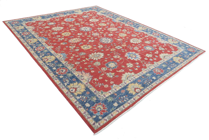 Afghan Ziegler Rug 8' 11" x 11' 0" Hand-Knotted | No. AT14389