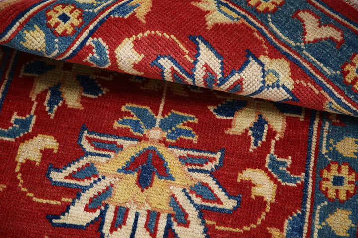Red Afghan Ziegler Rug 2' 2" x 3' 2" Hand-Knotted | No. AT14646