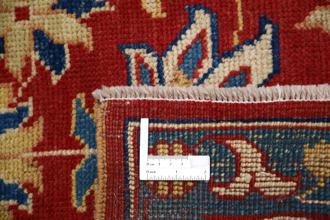 Red Afghan Ziegler Rug 2' 2" x 3' 2" Hand-Knotted | No. AT14646