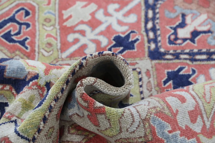 Afghan Ziegler Rug 5' 2" x 6' 11" Hand-Knotted | No. AT14664