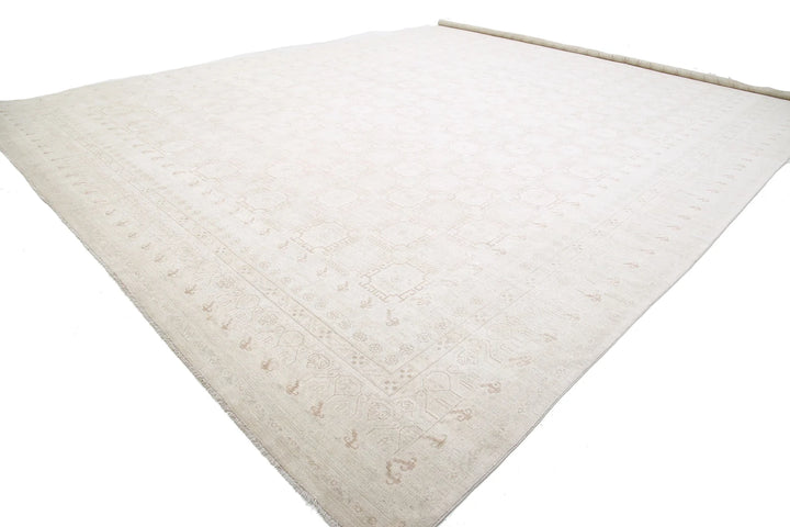 Afghan Khotan Rug 17' 0" x 23' 11" Hand-Knotted | No. AT14667