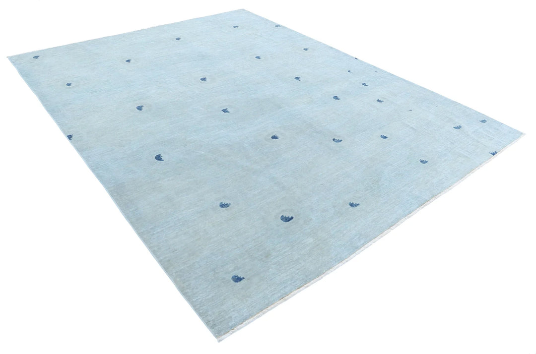 Afghan Overdye Rug 7' 10" x 9' 10" Hand-Knotted | No. AT14730