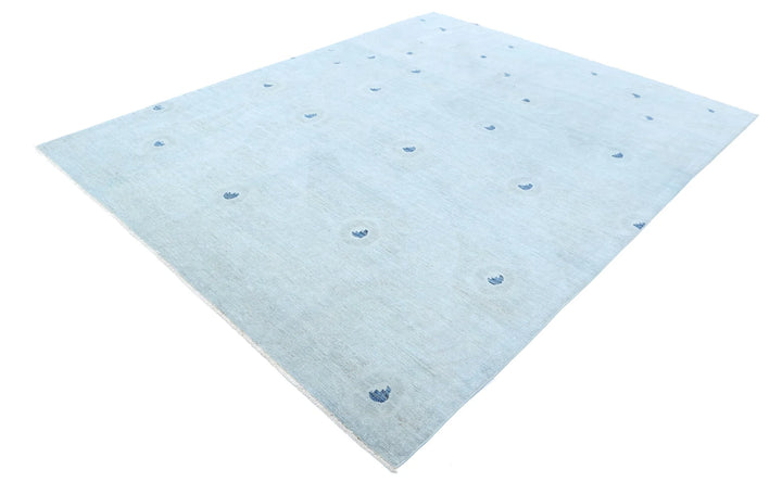 Afghan Overdye Rug 7' 10" x 9' 10" Hand-Knotted | No. AT14730