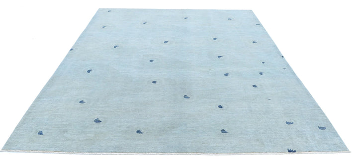 Afghan Overdye Rug 7' 10" x 9' 10" Hand-Knotted | No. AT14730