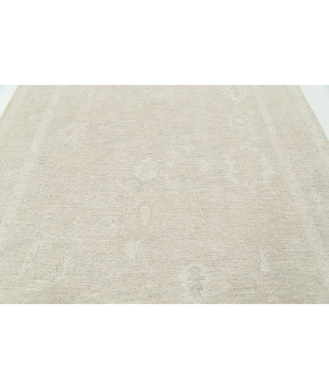 Afghan Oushak Rug 7' 10" x 9' 8" Hand-Knotted | No. AT14747
