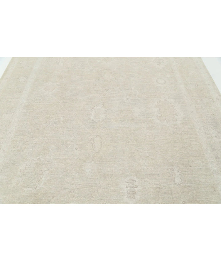 Afghan Oushak Rug 7' 10" x 9' 8" Hand-Knotted | No. AT14747