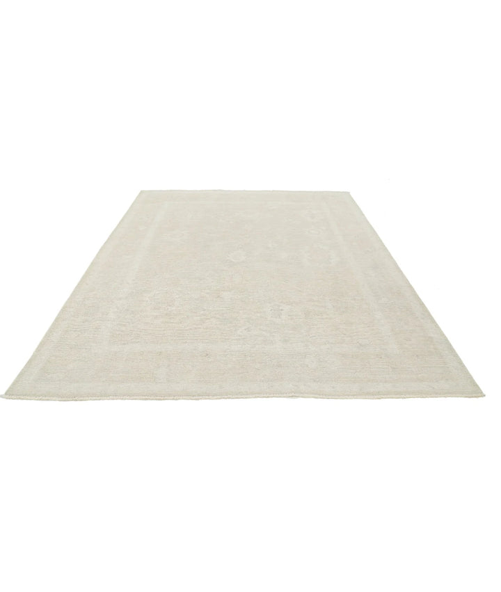 Afghan Oushak Rug 7' 10" x 9' 8" Hand-Knotted | No. AT14747